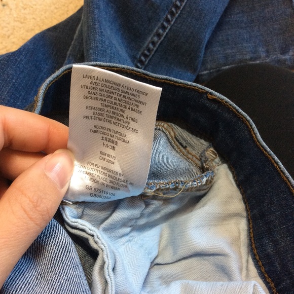 Free People skinny Reagan jeans distressed button denim button fly - Picture 5 of 5